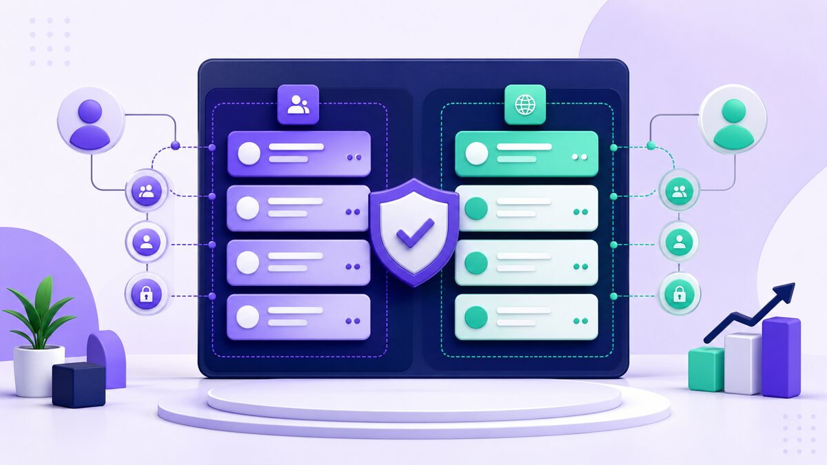 Canais externos e internos organizados no Slack para atender clientes