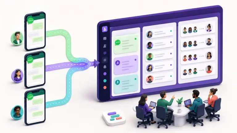 Como organizar vários números de WhatsApp em um workspace do Slack