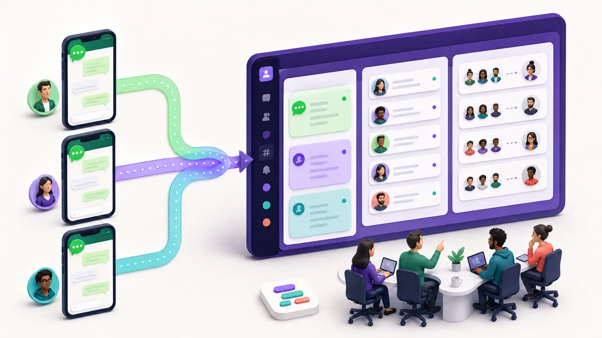 Como organizar vários números de WhatsApp em um workspace do Slack